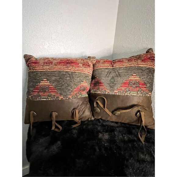 Hiend accents Sierra western Navajo Aztec throw pillows - Picture 1 of 6